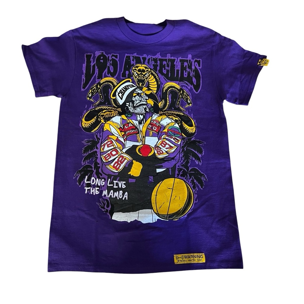 Brand X LA Lakers Kobe Bryant Long Live Mamba Tee